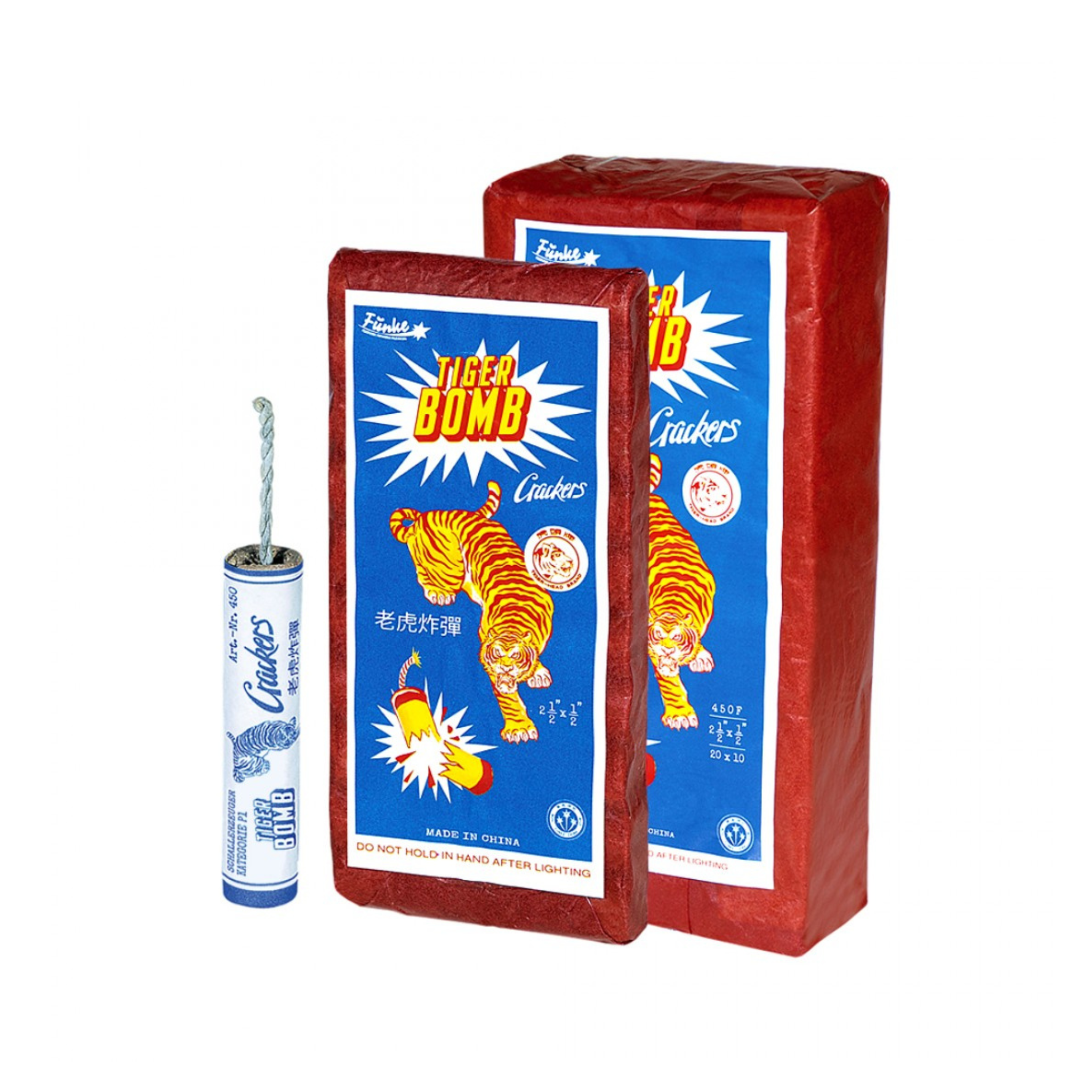 Funke Petarde (Tiger Bomb), Päckchen
