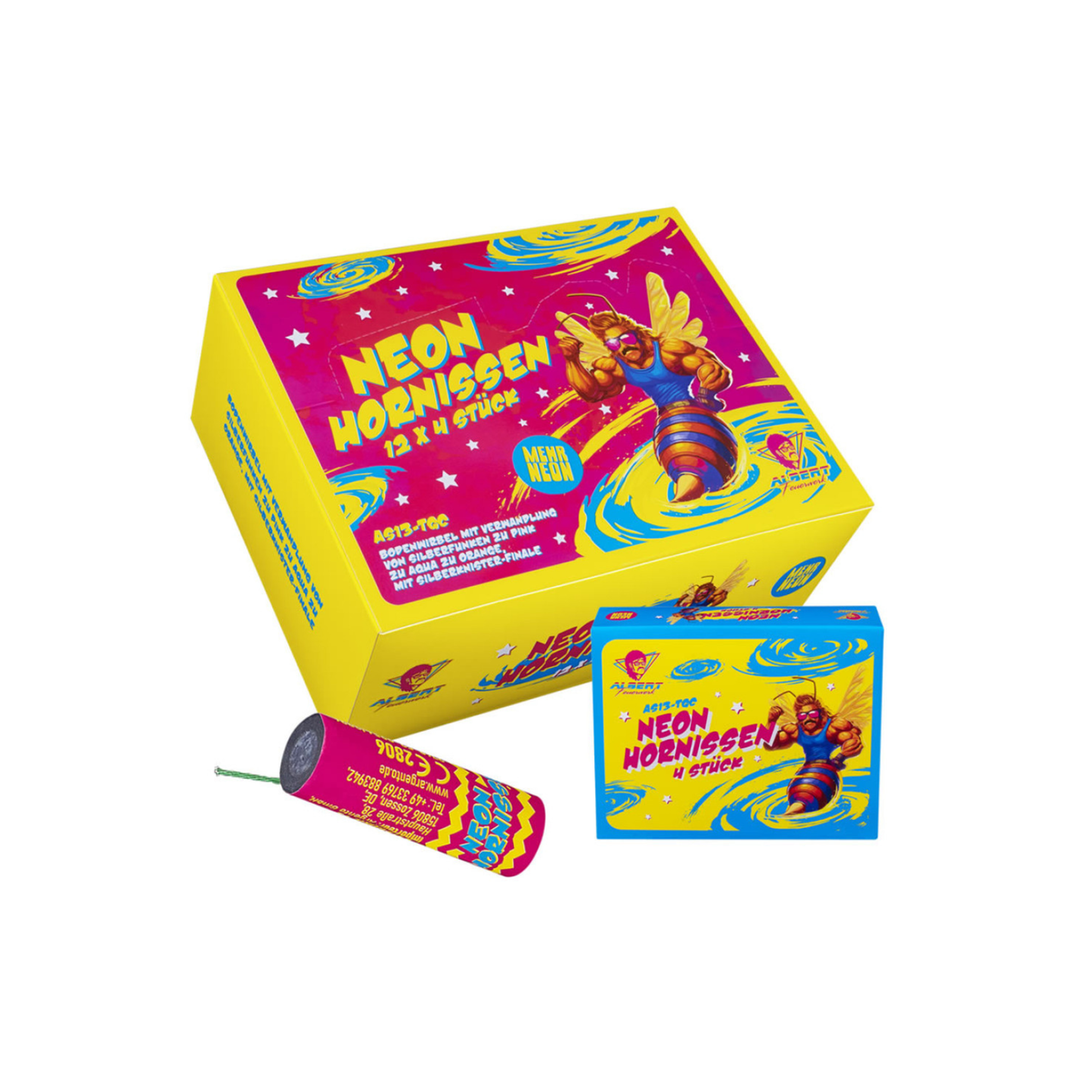 Neon Hornissen von Albert