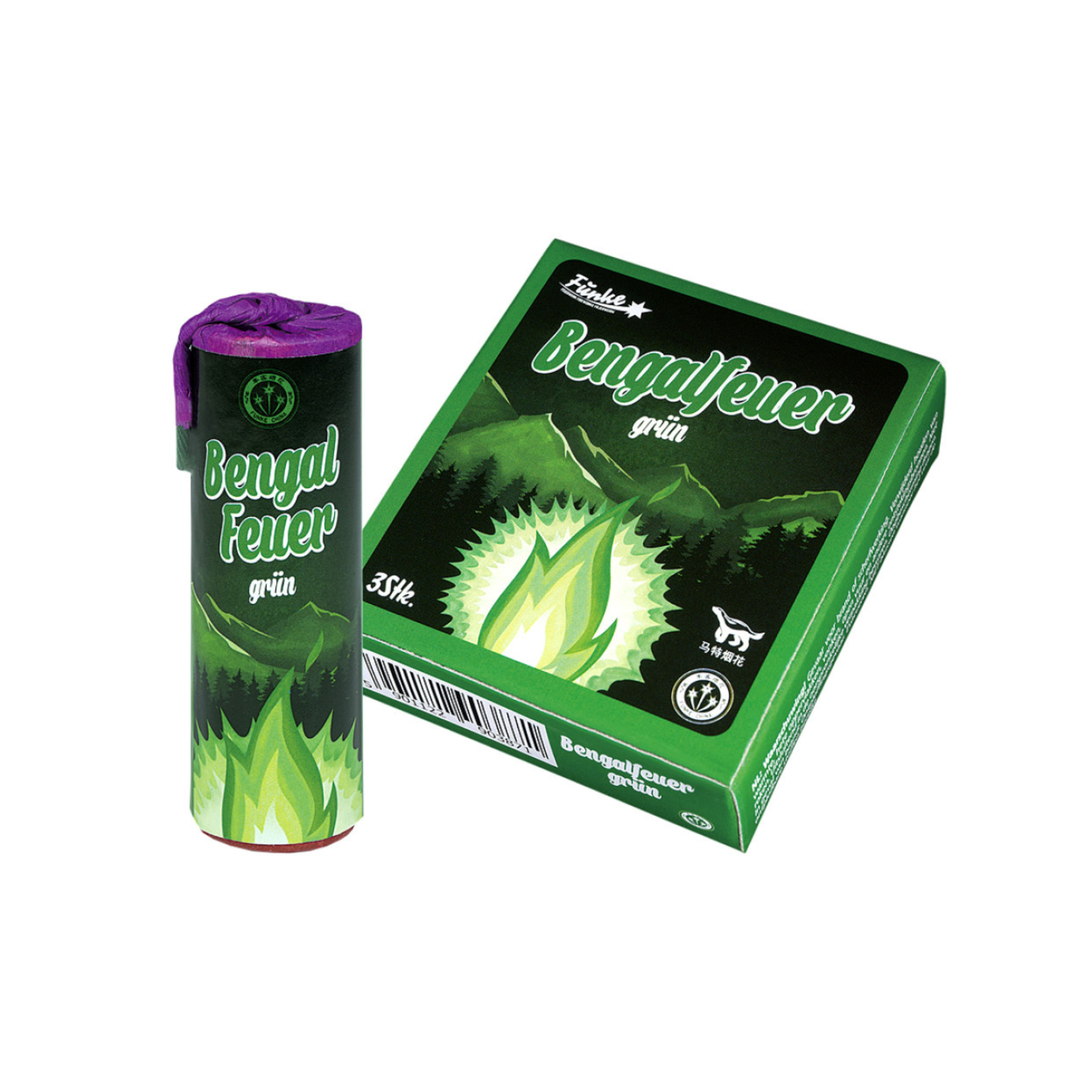 Funke Bengalfeuer grün