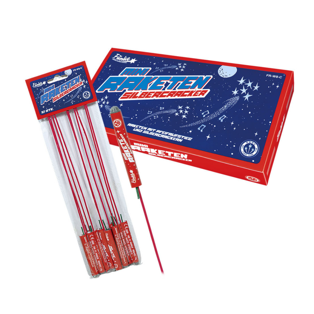 Mini-Raketen Silbercracker von Funke