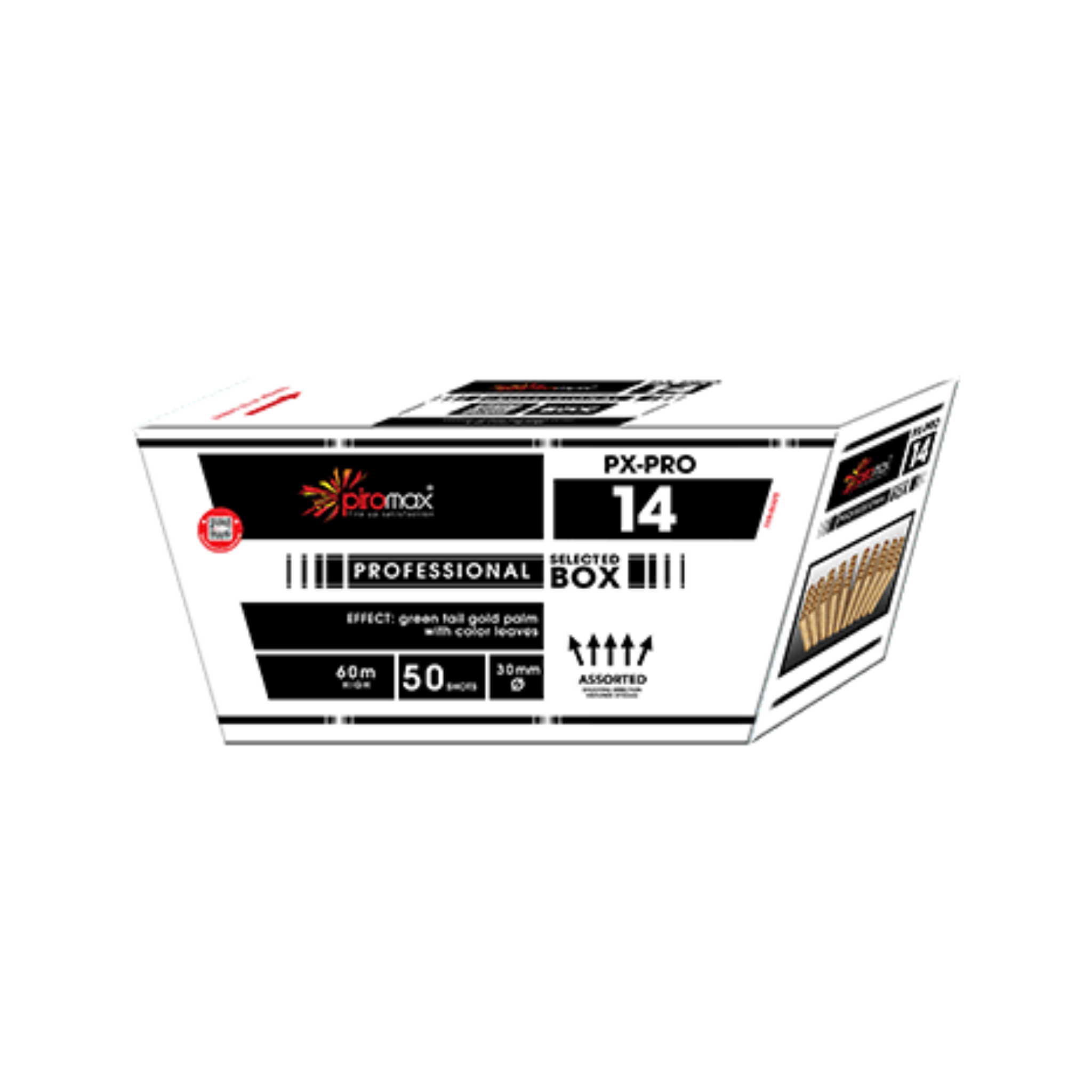 PX-Pro 14 Assorted - 50 shots von Piromax