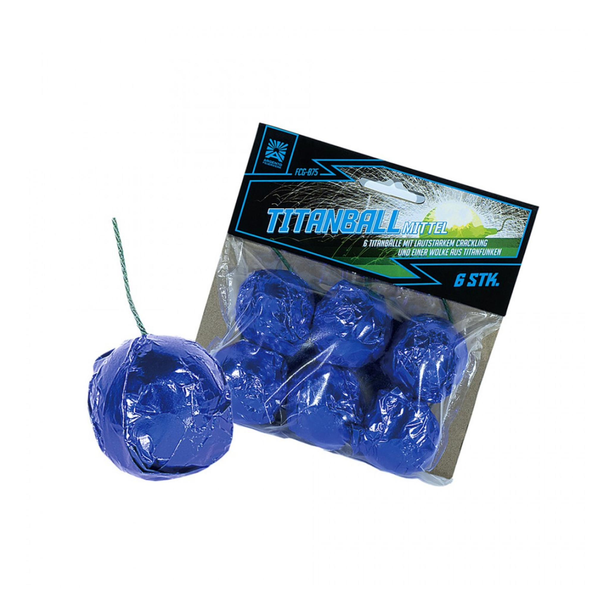 Titanball Mittel von Argento