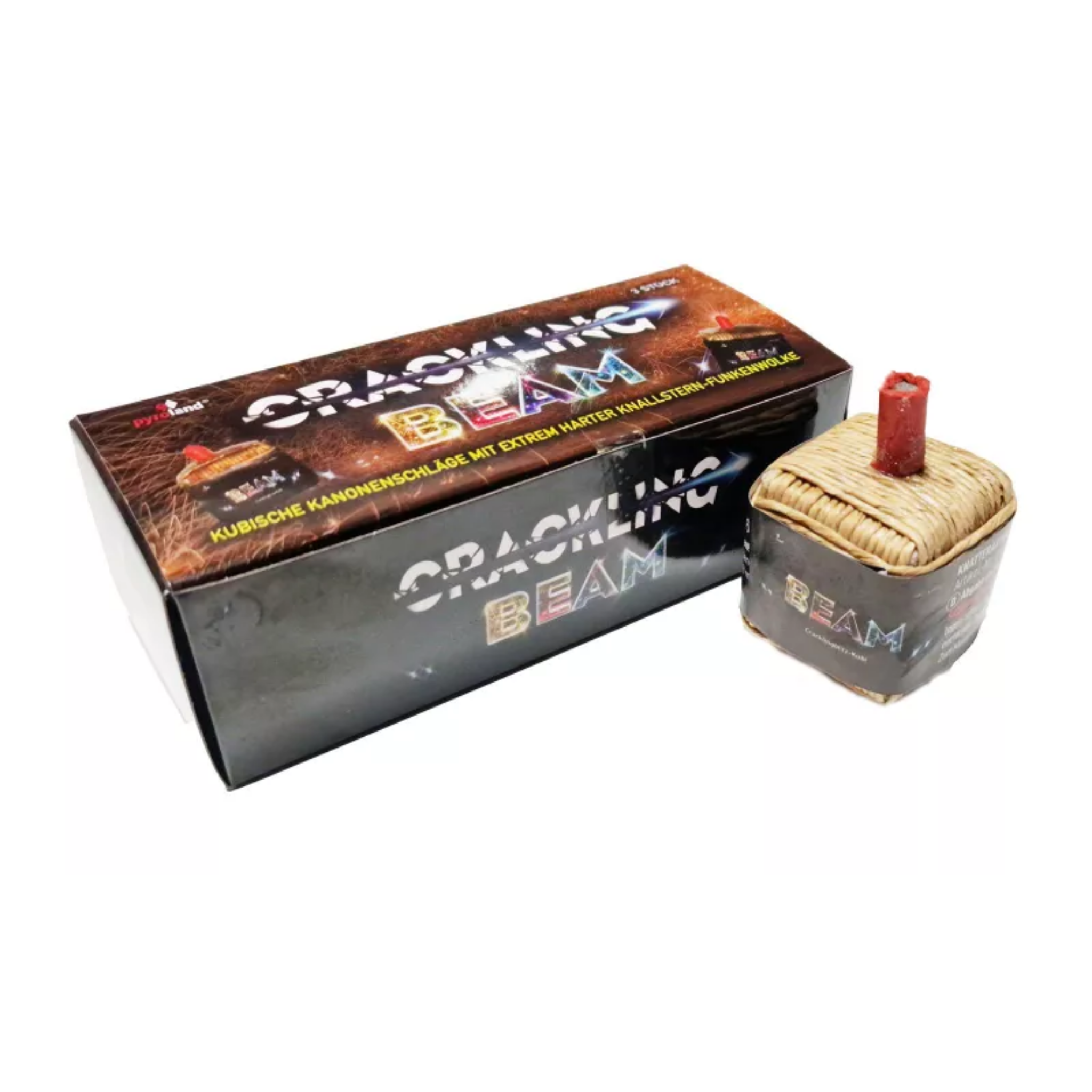 Crackling Beam von Pyroland, 3er-Pack