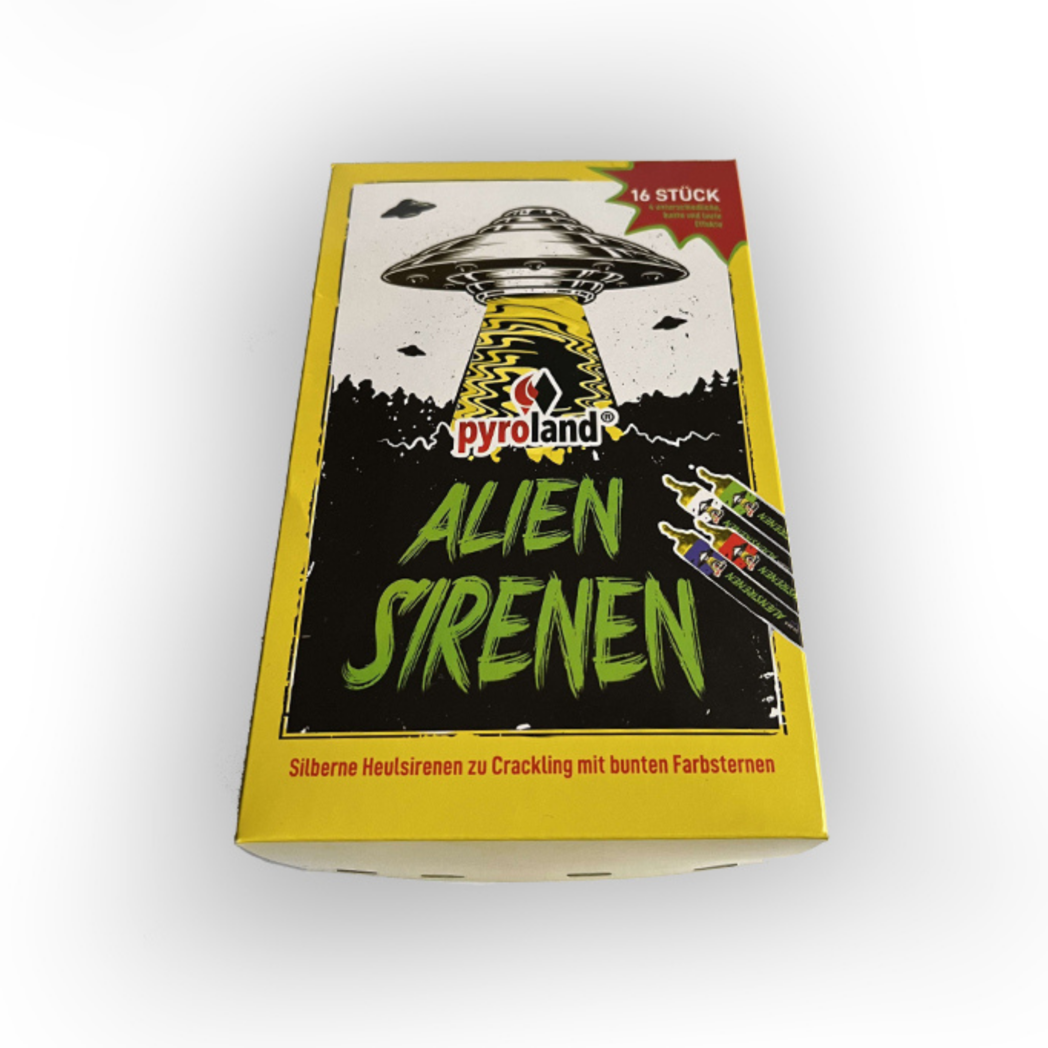 Alien Sirenen von Pyroland, 16er-Pack