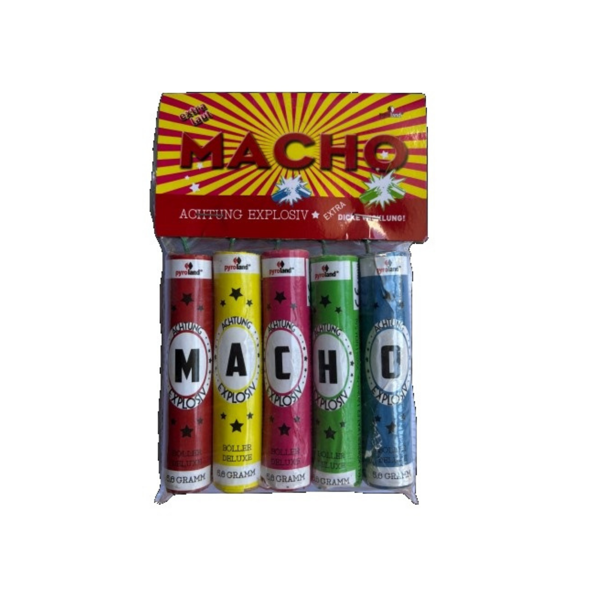 Banger Macho von Pyroland, 5 Stück/Packung