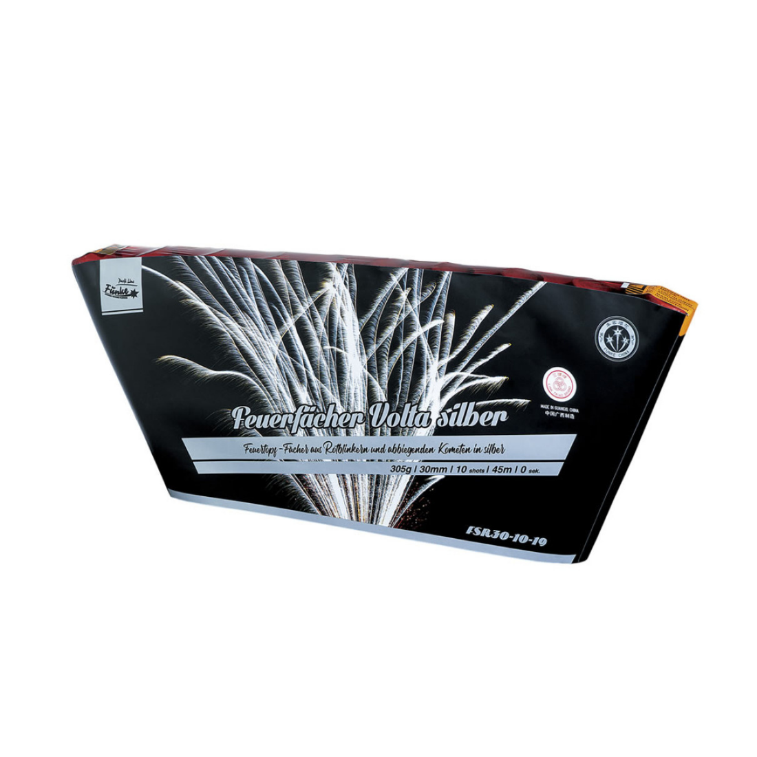Feuerfächer Volta Silber von Funke