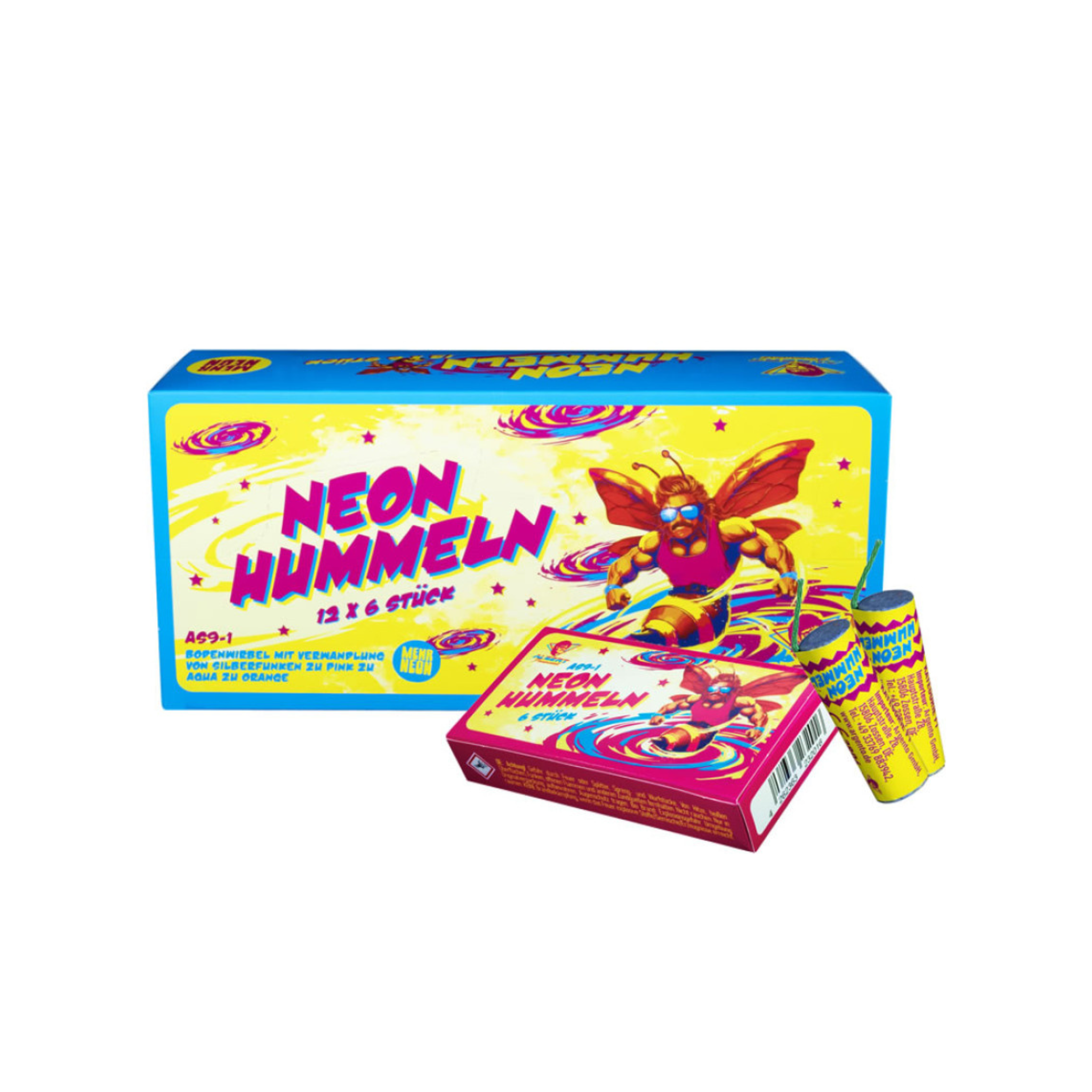Neon Hummeln von Albert